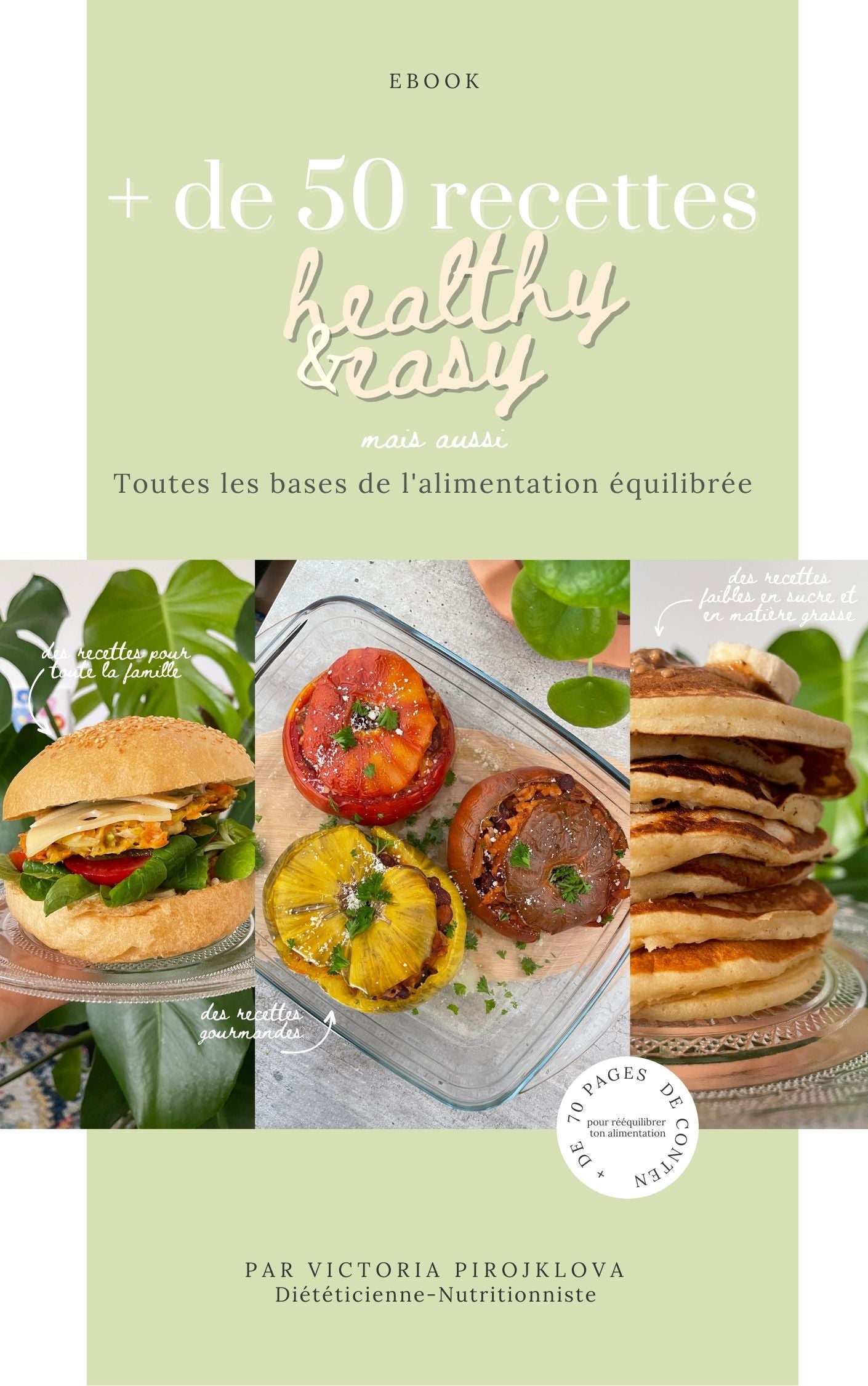 Ebook de recettes et conseils nutritionnels