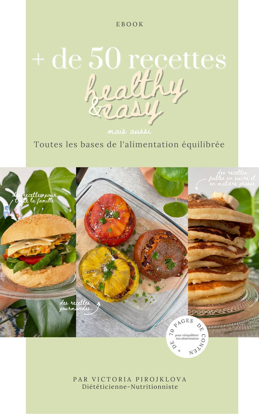 Ebook de recettes et conseils nutritionnels
