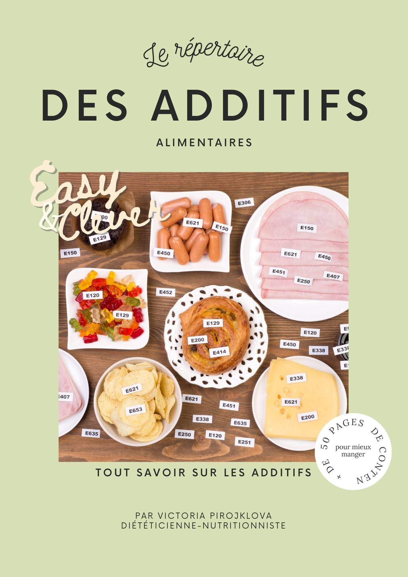 Le répertoire des additifs alimentaires